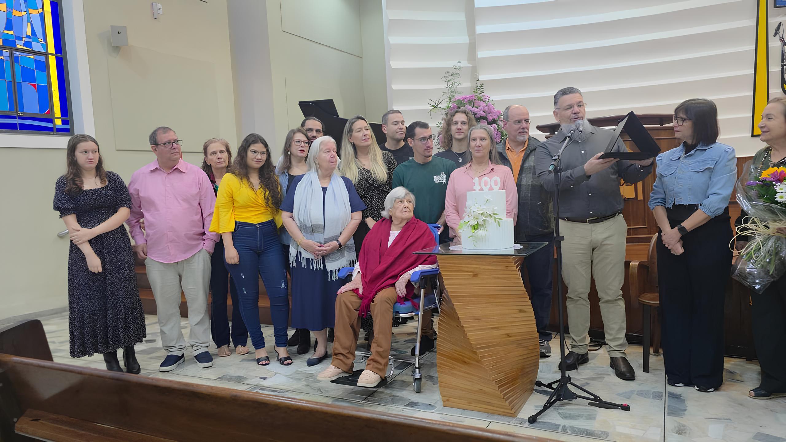 Centenário é celebrado com gratidão na Primeira IPI de Campinas